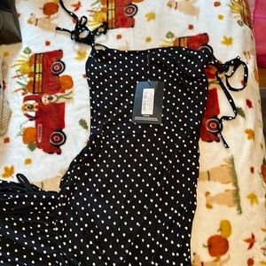 Very cute long dress with tie sleeve dress. BRAND NEW